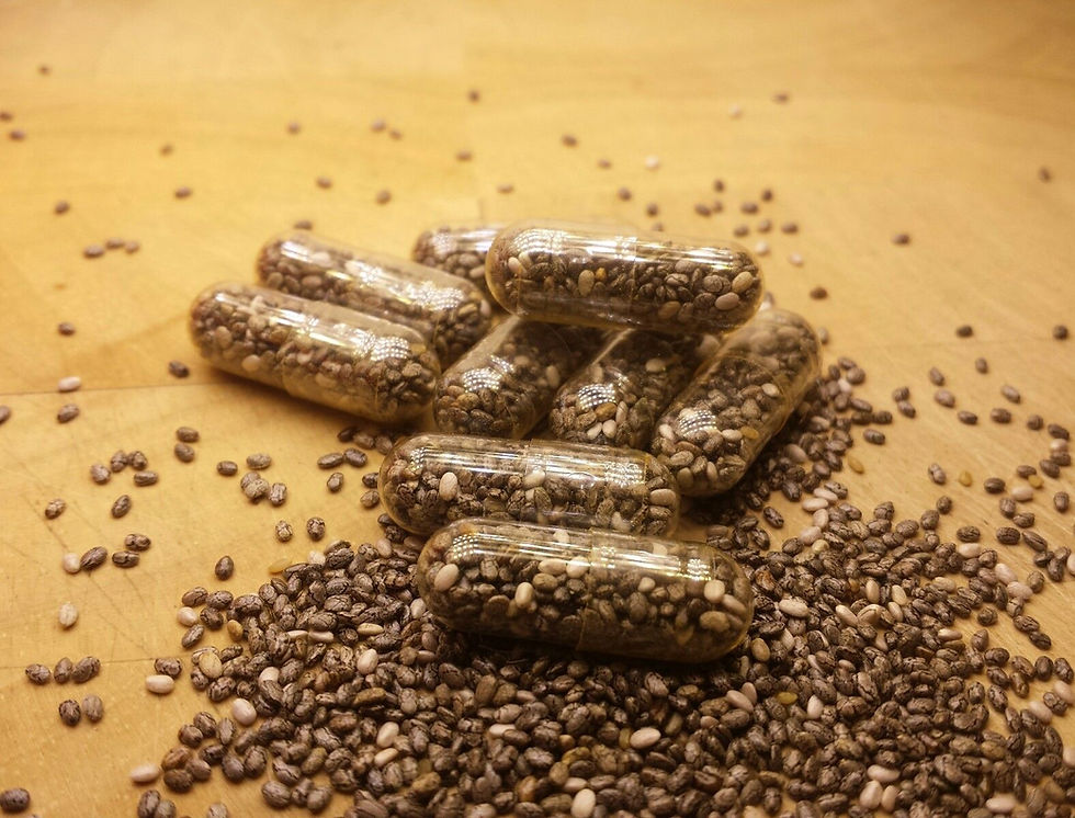 60 x Whole Raw Chia Seed 800mg
