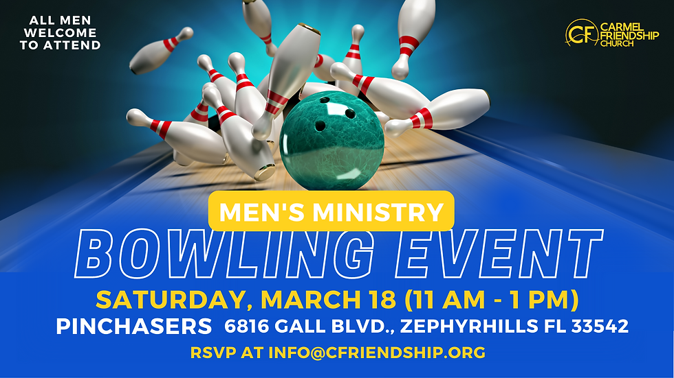 Men's Bowling Outing