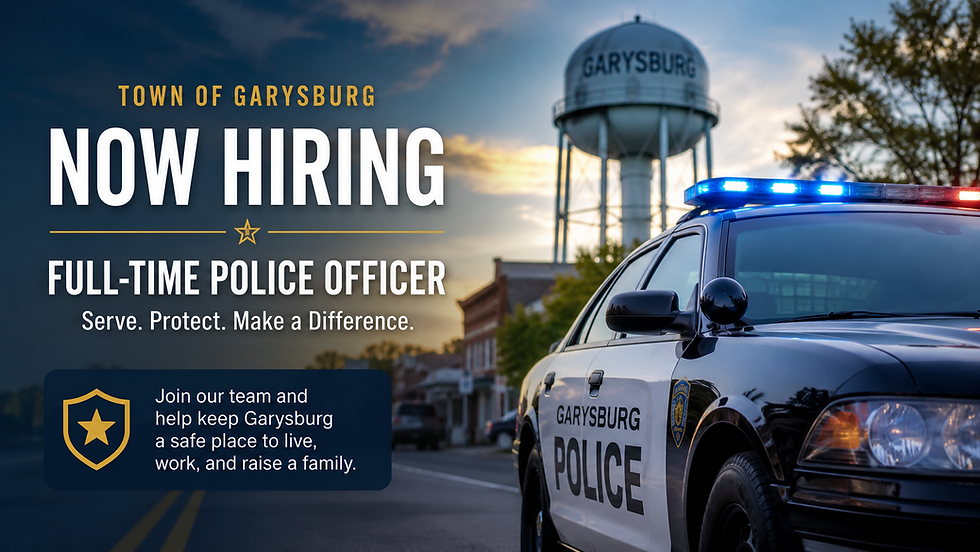 Town of Garysburg Now Hiring Full-Time Police Officer
