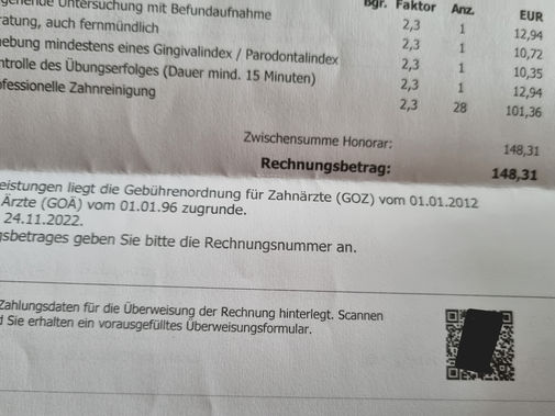 Rechnungsdaten per QR-Code im Online Banking mit Smartphone überwiesen