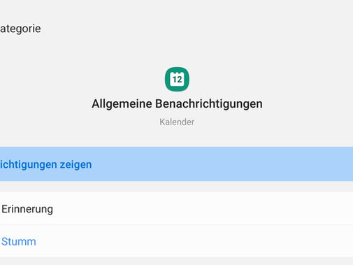 Benachrichtigungston endlich aus