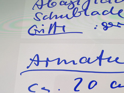 Zu einem Planungs-Termin: Mit Fotos und Notizen auf dem Tablet