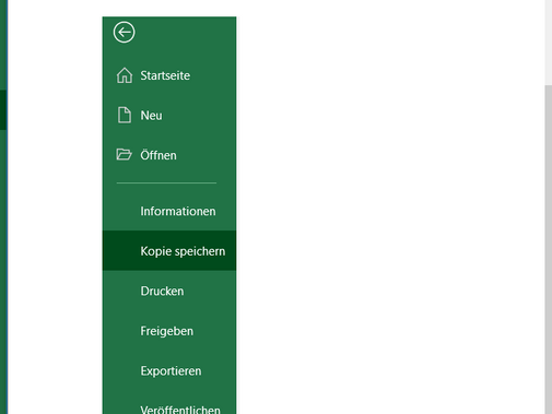 Neues Dokument erstellen - vorhandenes als Vorlage nutzen - Kopie speichern