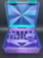 Purple 45ct 3ml vial storage box