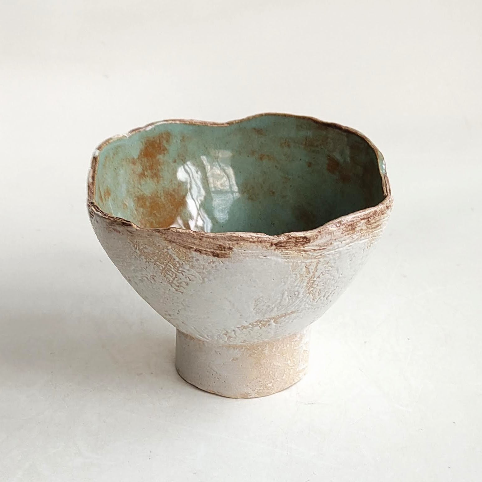 Rustic Pedestal Bowl