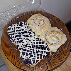 2x2 Regular and Ube Cinnamon Rolls