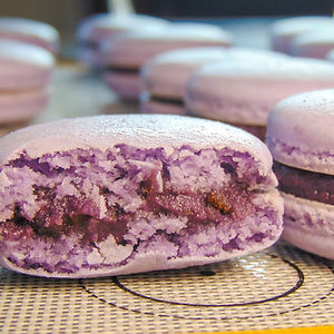 Ube Macarons
