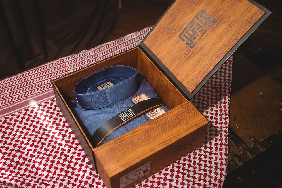 Thumbnail: Al-Aseel Winter Thobe Blue