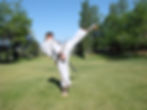 Photo of student doing TKD near me, Tae kwon do near me, karate near me