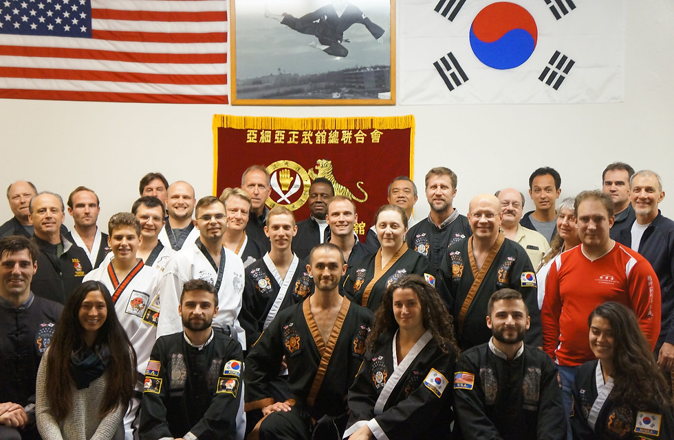 Martial arts for adults - group of adult martial arts Oom Yung Doe instructors