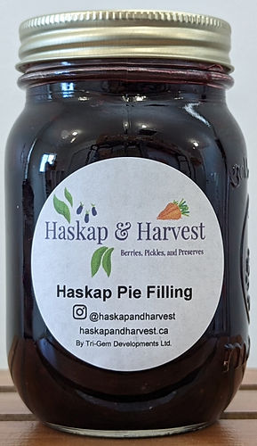 Haskap Pie Filling