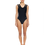 Thumbnail: BLACK DOUBLE STRAP BODYSUIT