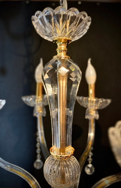 Thumbnail: High Gold Chandelier 8 Lights