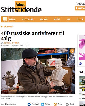 Russiske antikviteter - Genbrug Hornslet