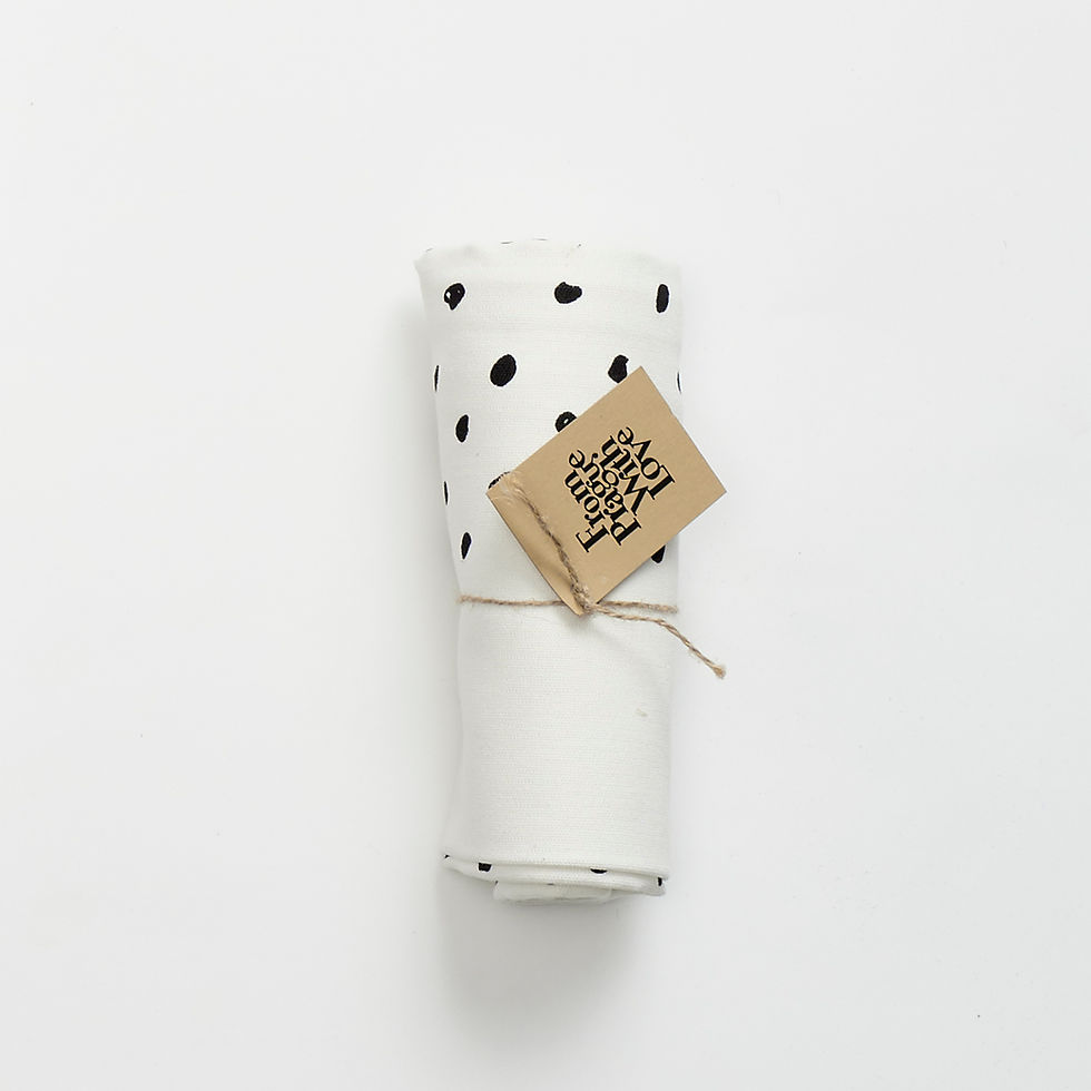 Thumbnail: Polka dots Tea towel