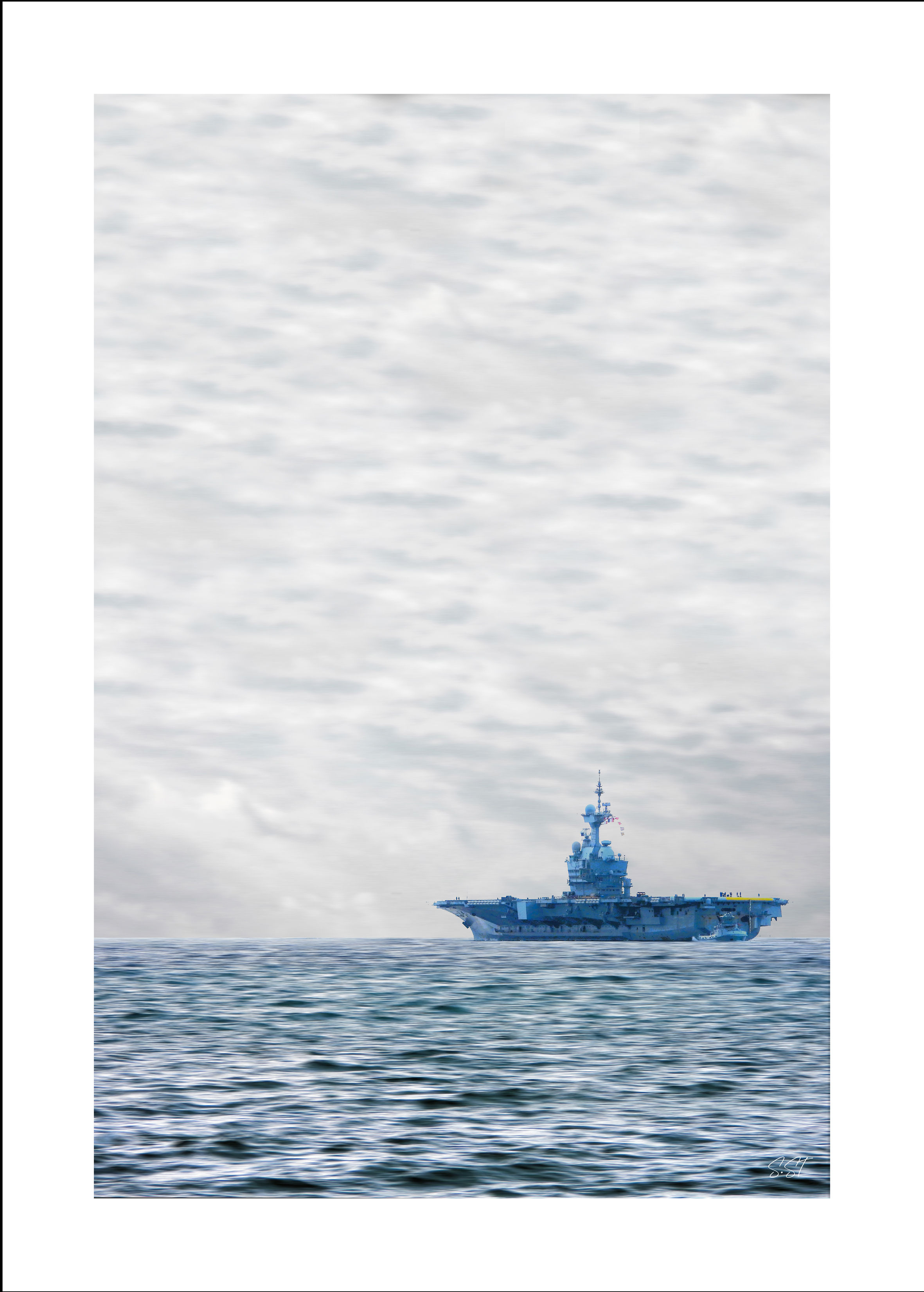 le porte-avions Charles De Gaulle