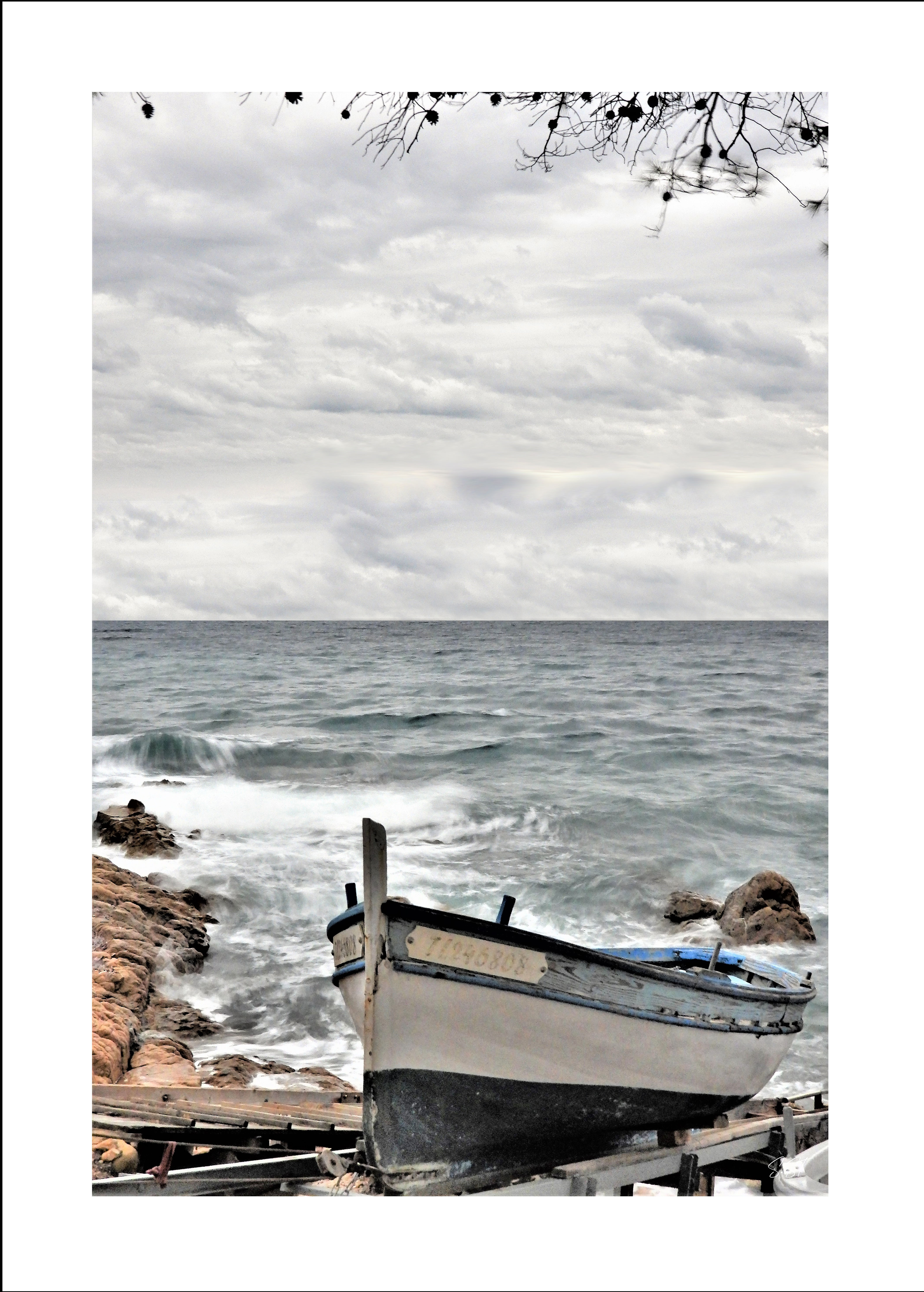 Pointu sur la plage de la Verne à la Seyne-sur-mer