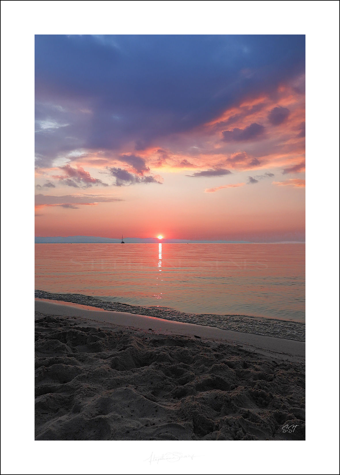 Plage de la capte à Hyères