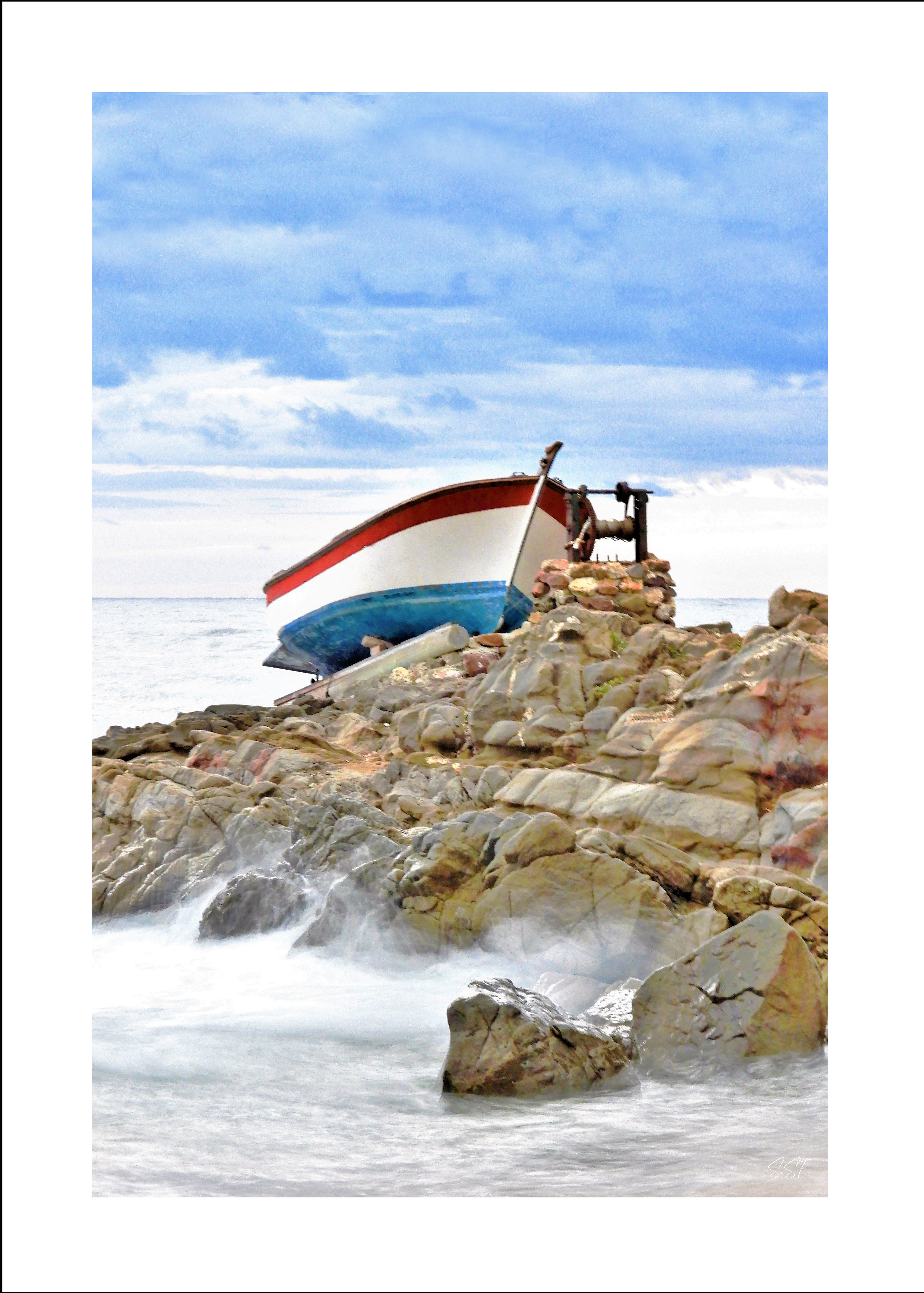 Pointu sur la plage de la Verne à la Seyne-sur-mer