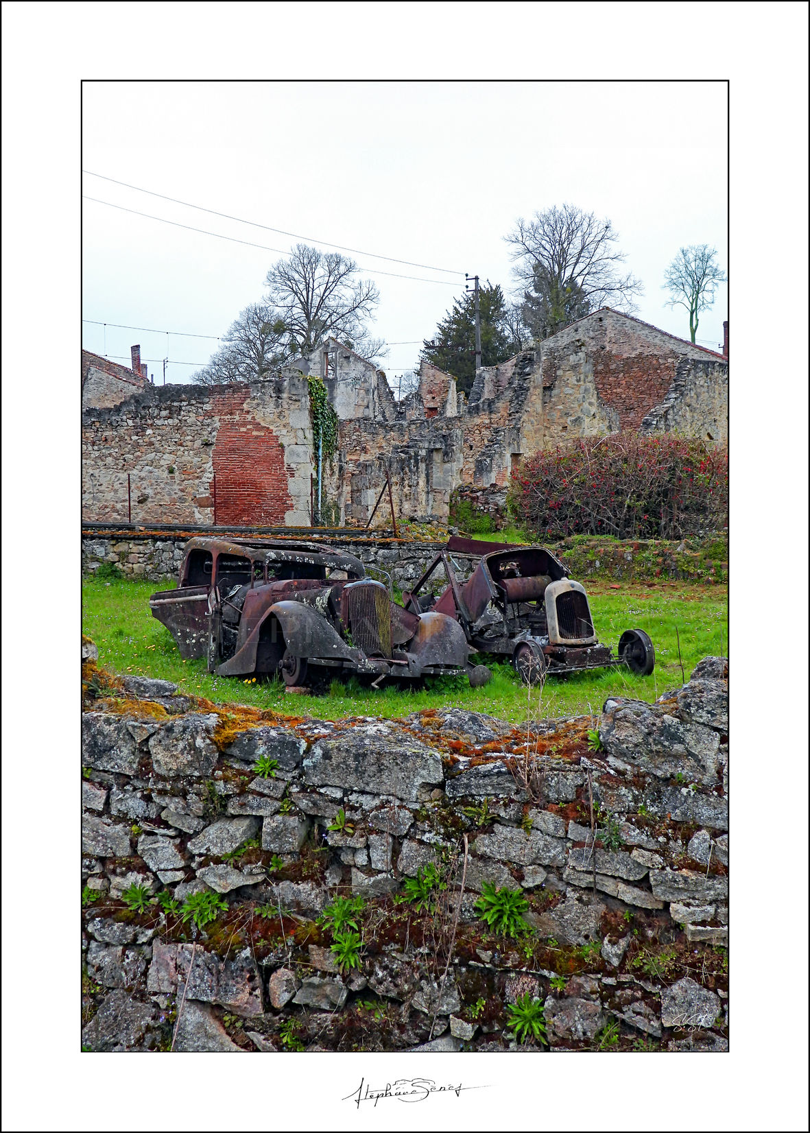 Oradour-sur-glane village de Haute-Vienne, nouvelle-aquitaine