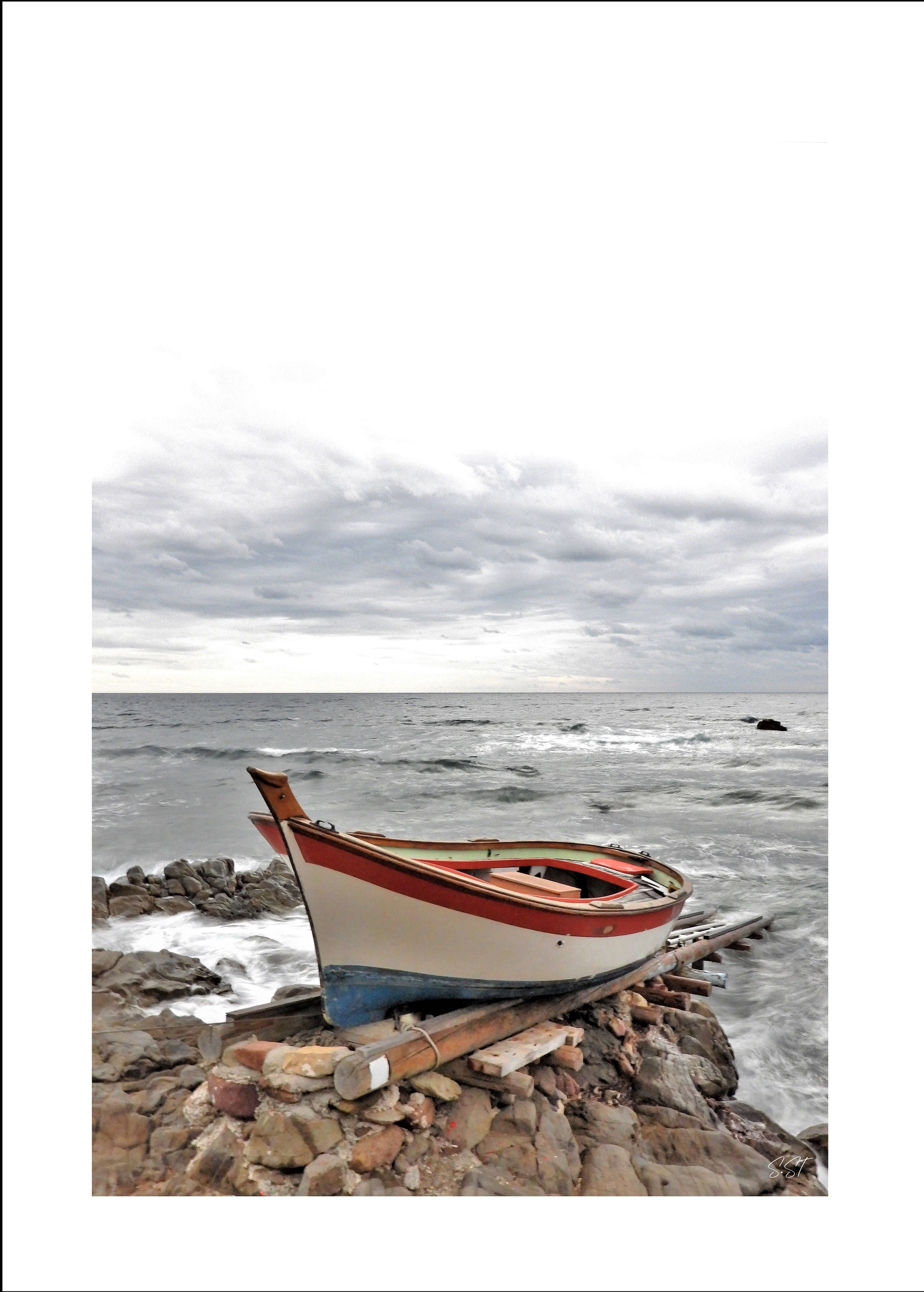 Pointu sur la plage de la Verne à la Seyne-sur-mer