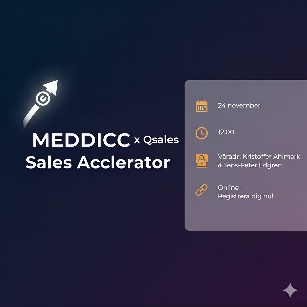 Meet the MEDDICC Sales Accelerator Webinar