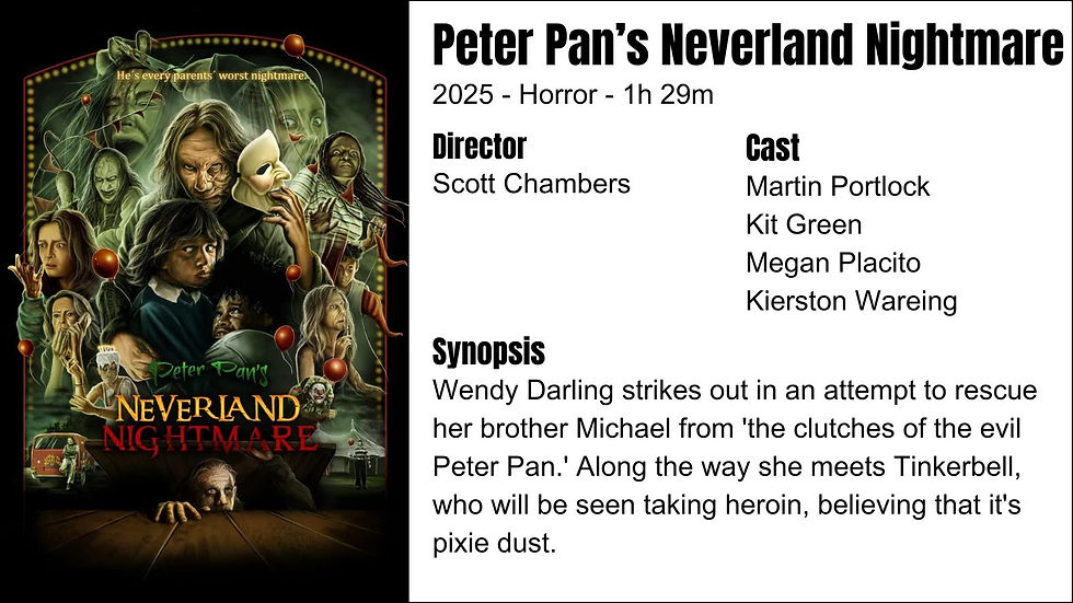 Peter Pan's Neverland Nightmare