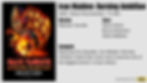 Iron Maiden: Burning Ambition poster features band members' faces in flames, a fiery figure, and text about the documentary's release.