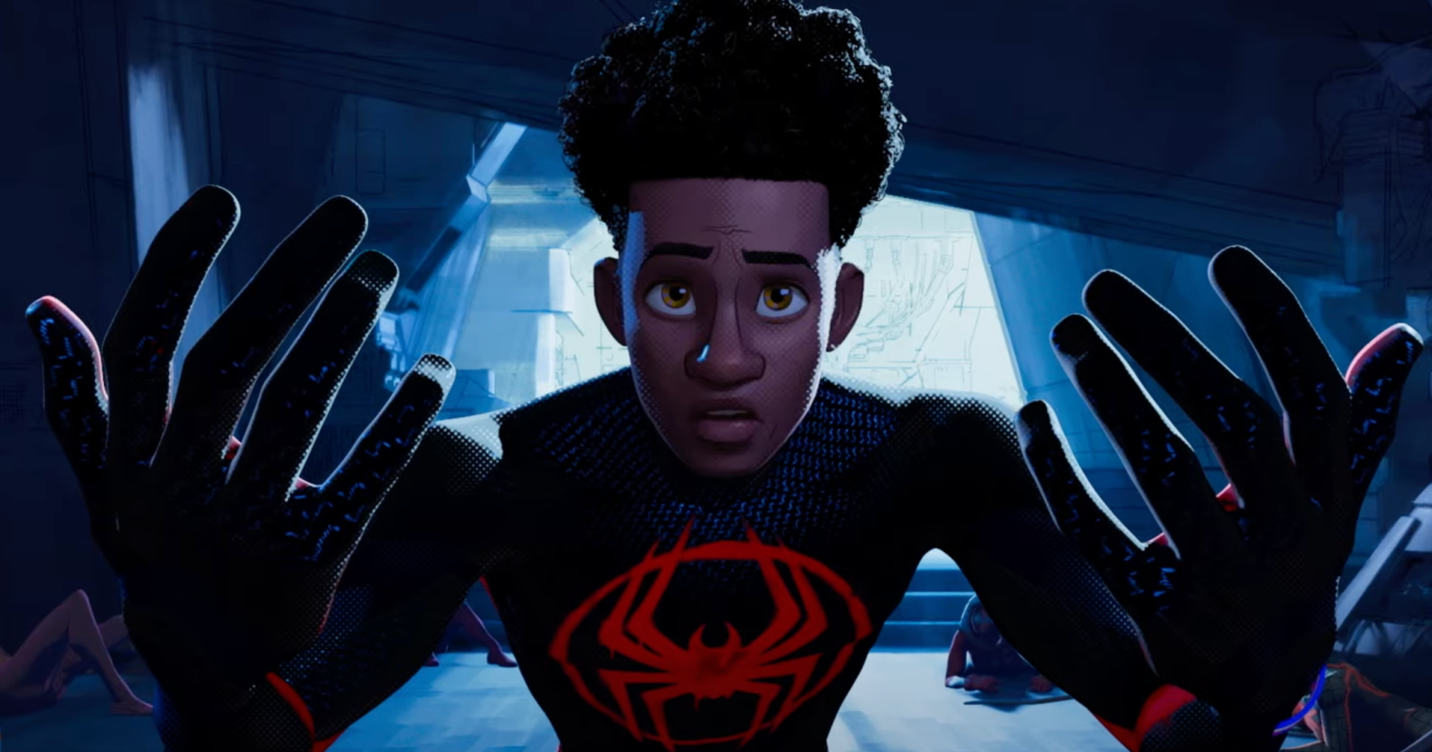 Miles Morales in Spider-man: Across the Spider-verse