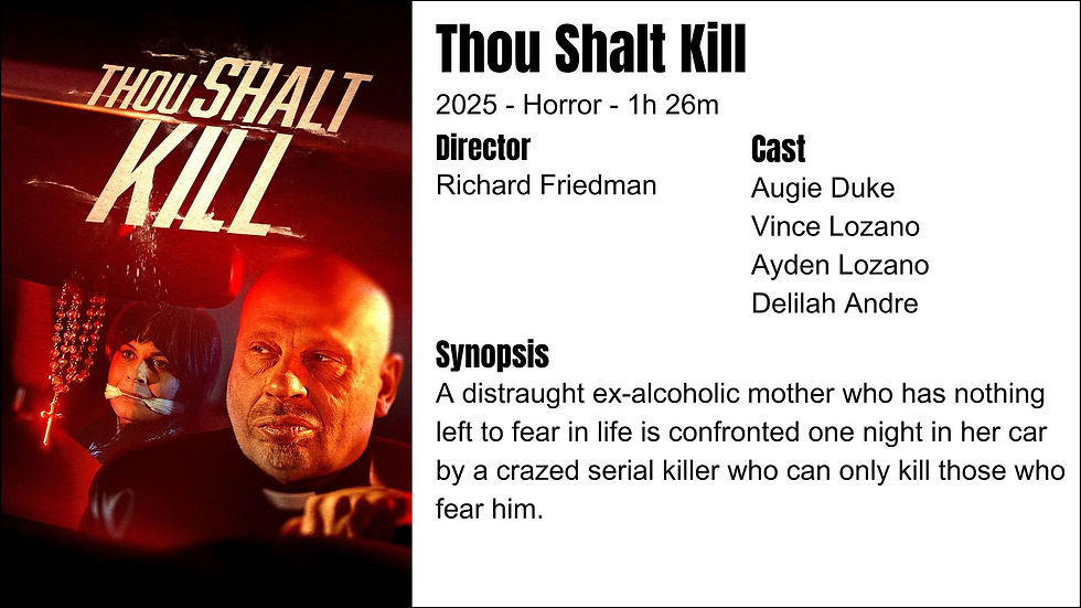 Thou Shalt Kill