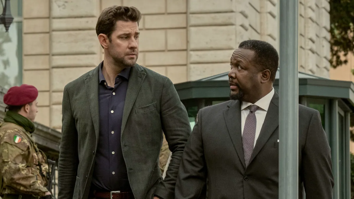 John Krasinski and Wendell Pierce in Tom Clancy's Jack Ryan