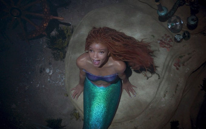 Halle Bailey in The Little Mermaid (2023) Disney