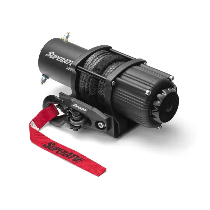 3500 lb Winch with Wireless Remote and Synthetic Rope