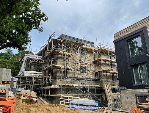 Residential construction project.