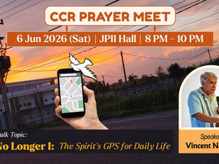 CCR PRAYER MEET | 6 JUNE