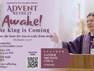 Advent Retreat: Awake! The King is Coming