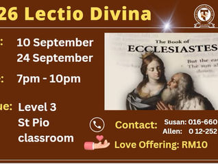 Join Our Lectio Study: The Book of Ecclesiastes
