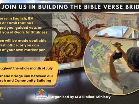 Join us in Building the Bible Verse Bridge!