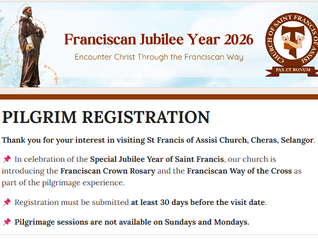 Join us for the Franciscan Jubilee Year 2026!