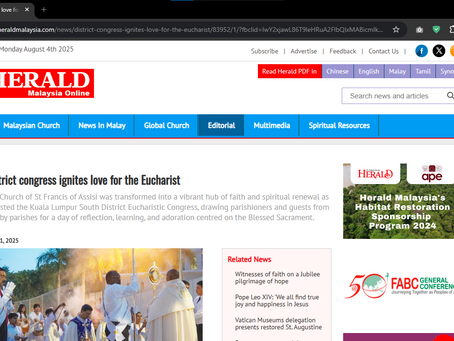 District congress ignites love for the Eucharist