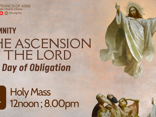The Ascension of the Lord | Holy Day of Obligation | 14 May
