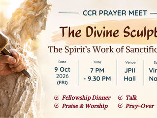 October CCR Prayer Meet – Called to Holiness