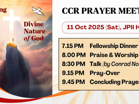 CCR PRAYER MEET | 11 OCT