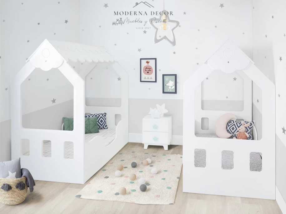 HABITACIÓN INFANTIL PARA HERMANOS CASITA MONTESSORI-025