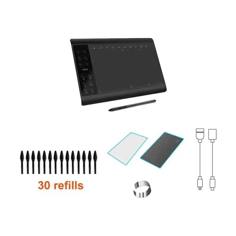 Miniatura: 10*6 Inch Portable Digital Tablet Connect Mobile Phone Digital Pressure Drawing 