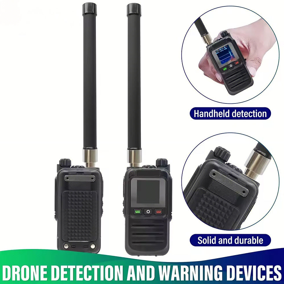Miniatura: Portable Handheld Mobile Anti-Drone System Remote Control Drone Detection for Se