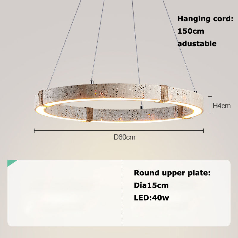 Miniatura: 2026 New Trend Home Decoration Stone Series Chandelier Lighting Lustre Para Sala