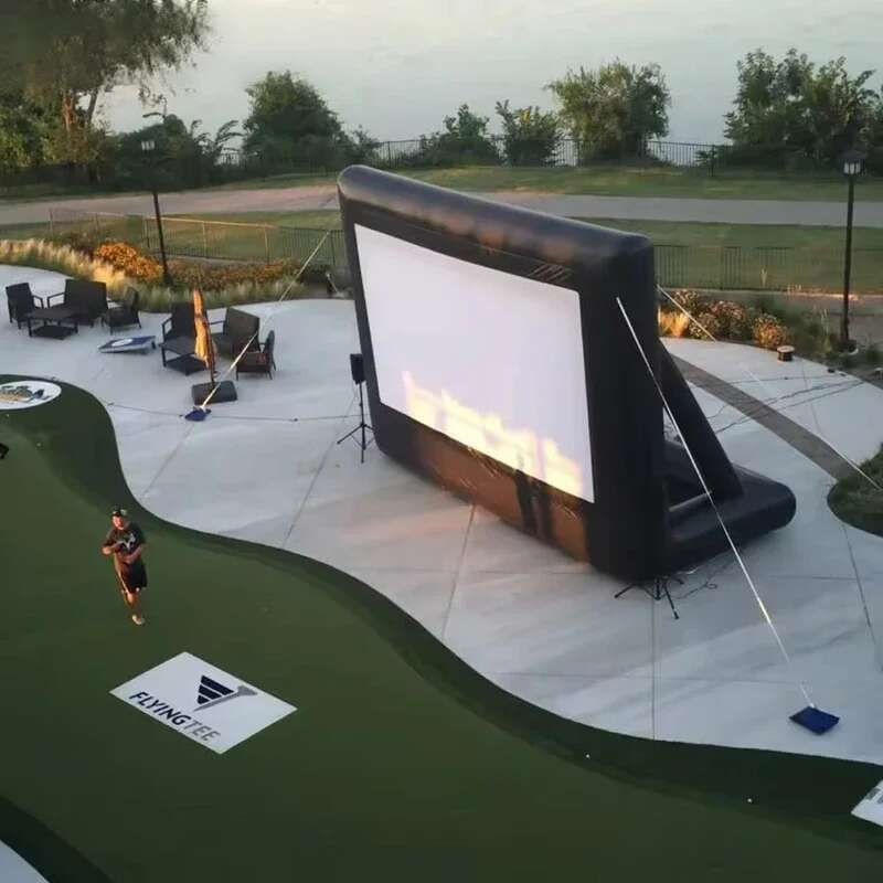 Miniatura: Airtight Iatable Cinema Projector Outdoor Pvc Screen Cheap Drive-In Movie Theate