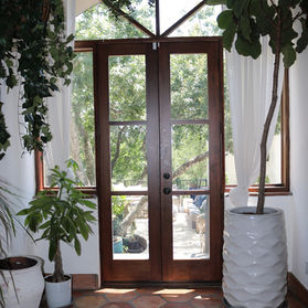 3 Lite Fir exterior door. Simpson Door.