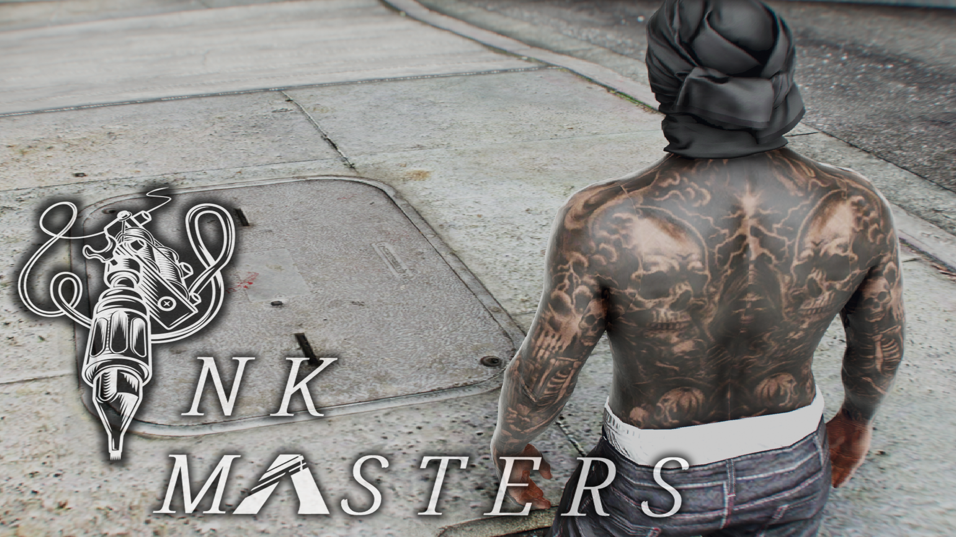 Male | Evil Reaper | Fivem Tattoo | GTA Tattoo | Skin | Ped | Mod